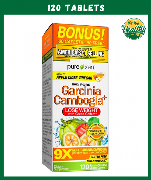 Pure Xen Garcinia Cambogia With Apple Cider Vinegar Caplets