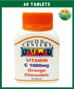 21st Century Vitamin C Orange Chewable (1,000 mg) - 60 tablets