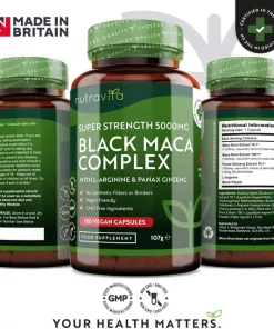 Nutravita Super Strength Black Maca Complex (5,000 mg) - 180 capsules