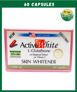 Active White L-Glutathione Skin Whitener (1,000 mg) - 60 capsules