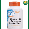 Doctor’s Best Betaine HCI Pepsin and Gentian Bitters – 120 capsules