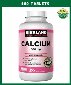 Kirkland Calcium with Vitamin D3 (600 mg) – 500 tablets