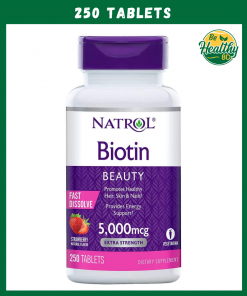 Natrol Biotin Beauty (5,000 mcg) – 250 tablets