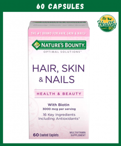 Nature's Bounty Hair, Skin & Nails Multivitamin with Biotin (3,000 mcg) - 60 capsules