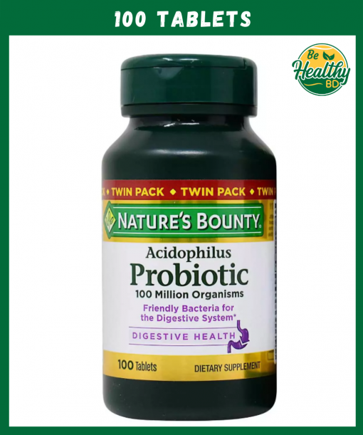 Nature’s Bounty Probiotic – 100 Tablets