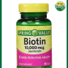 Spring Valley Biotin (10,000 mcg) - 60 tablets