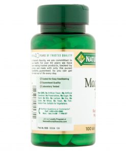 Supports Bone & Muscle Health* Coated for Easy Swallowing Suitable for Vegetarians High Potency Nature's Bounty Magnesium is Non-GMO. These tablets are Gluten Free.