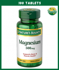 Nature’s Bounty Magnesium (500 mg) – 100 tablets