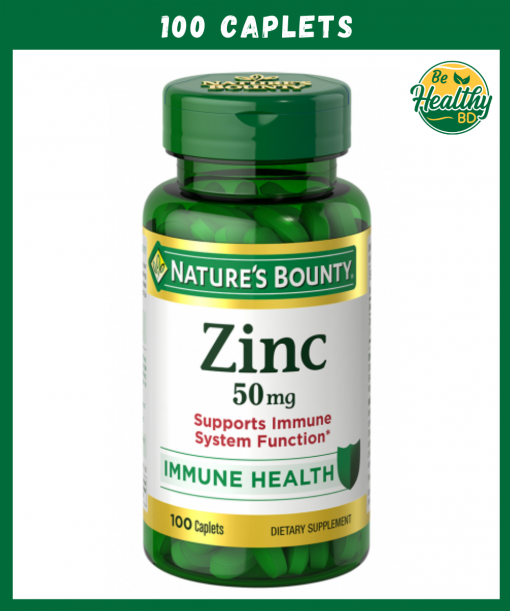 Nature’s Bounty Zinc (50 mg) – 100 caplets