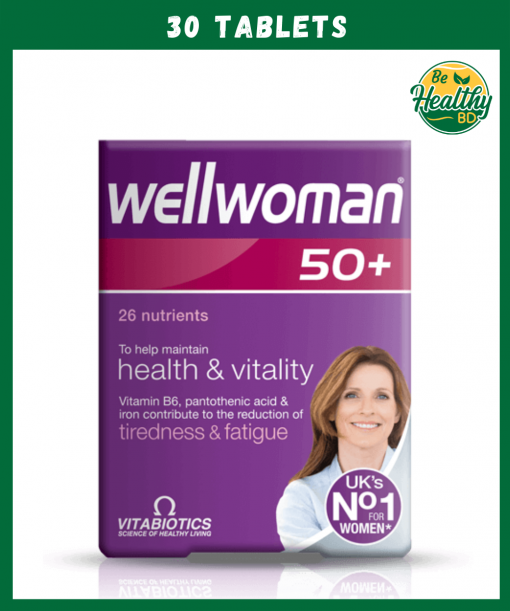 Vitabiotics Wellwoman 50 + – 30 tablets