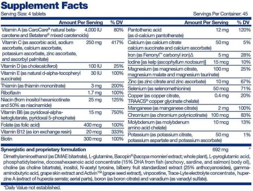 Focus Factor Nutrition For The Brain - 180 tablets