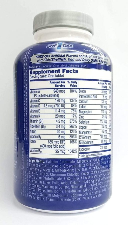 One A Day Men's 50 + Complete Multivitamin - 300 tablets