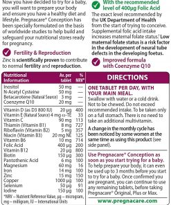 Vitabiotics Pregnacare Before Conception - 30 tablets