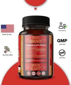 Zanapure 100% Pure Organic Korean Red Panax Ginseng (120 capsules)