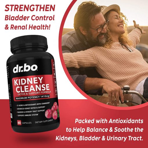 dr.bo Kidney Cleanse Detox & Support Formula - 60 capsules