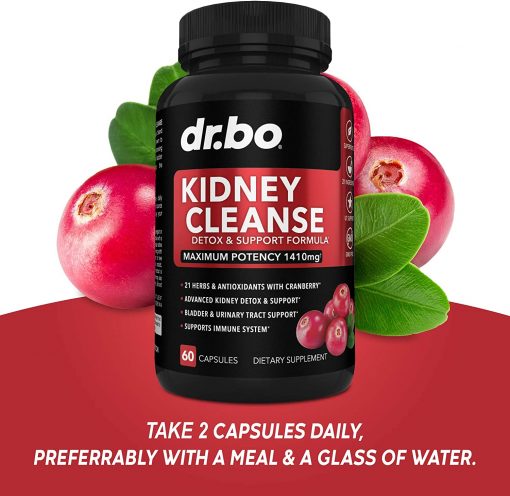 dr.bo Kidney Cleanse Detox & Support Formula - 60 capsules