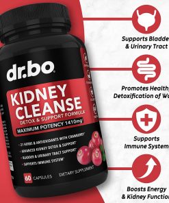 dr.bo Kidney Cleanse Detox & Support Formula - 60 capsules