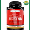 Zanapure 100% Pure Organic Korean Red Panax Ginseng - 120 capsules
