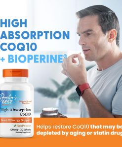 Doctor's Best CoQ10 with Bioperine (100 mg) - 120 veggie caps