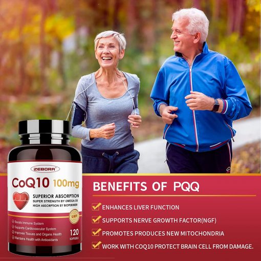 Zebora CoQ10 (100 mg) - 120 softgels