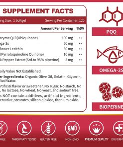 Zebora CoQ10 (100 mg) - 120 softgels