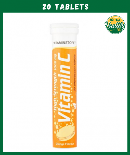 VitaminStore Vitamin C (1,000 mg) – 20 tablets