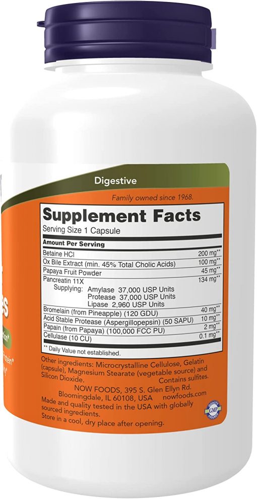 Now Super Enzymes - 180 tablets