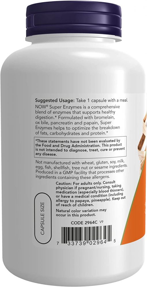 Now Super Enzymes - 180 tablets