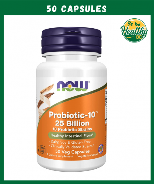 Now Probiotic-10 25 Billion - 50 capsules