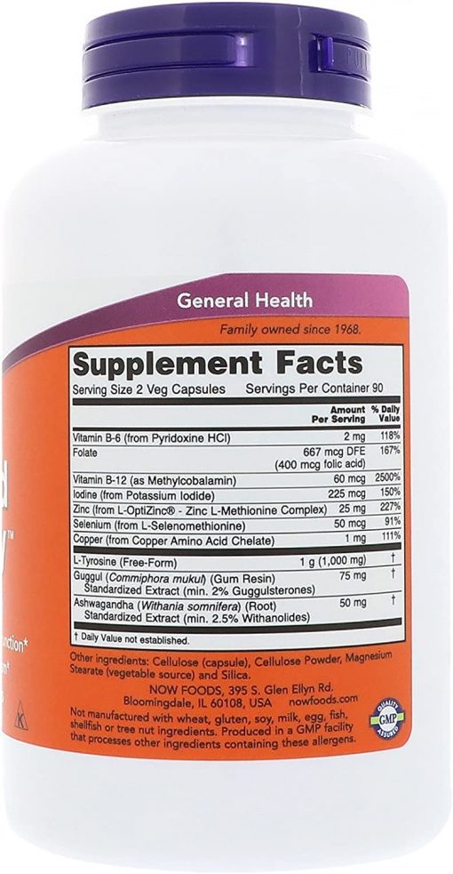 Now Thyroid Energy - 180 capsules