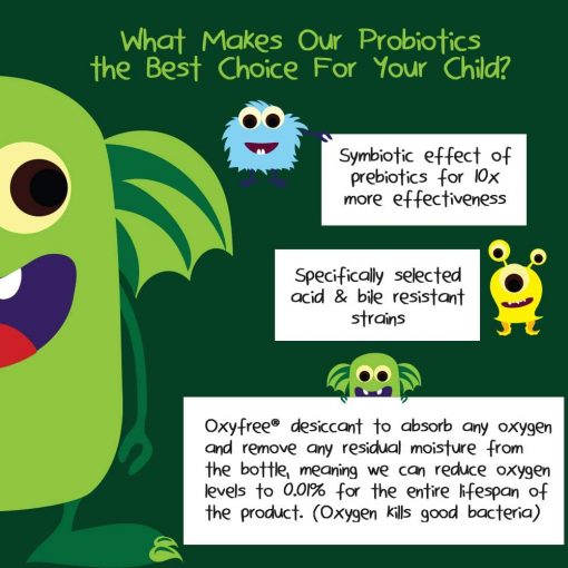 Intelligent Labs 6 Billion CFU Kids Probiotics and Prebiotics - 60 Chewable tablets