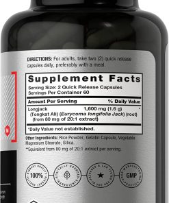 Horbaach Longjack Tongkat Ali (1,600 mg) - 120 capsules