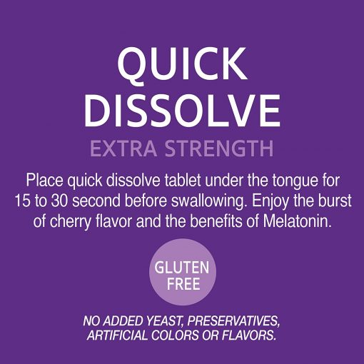 21st Century Quick Dissolve Melatonin (10 mg) - 120 tablets
