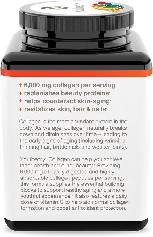 Youtheory Collagen + Biotin (6,000 mg) - 290 tablets