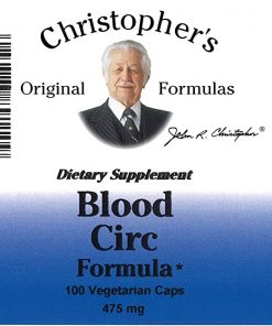 Christopher's Blood Circ Formula (475 mg) - 100 vegetarian capsules