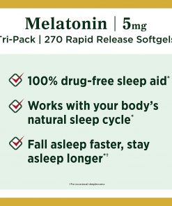 Nature's Bounty Melatonin (5 mg) - 90 softgels