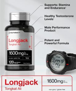 Horbaach Longjack Tongkat Ali (1,600 mg) - 120 capsules