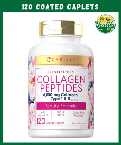 Carlyle Luxurious Collagen Peptides (6,000 mg) - 120 coated caplets
