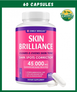 Emily Bright Skin Brilliance Dark Spot Correction (Glutathione 45,000 mcg) - 60 capsules