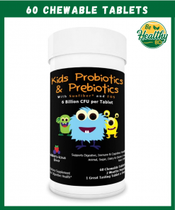 Intelligent Labs 6 Billion CFU Kids Probiotics and Prebiotics - 60 Chewable tablets