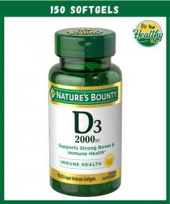 Nature's Bounty D3 (50 mcg - 2,000 IU) - 150 softgels
