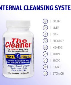 The Cleaner 7 Day Men's Formula Ultimate Body Detox - 52 Capsules