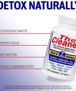 The Cleaner 7 Day Men's Formula Ultimate Body Detox - 52 Capsules