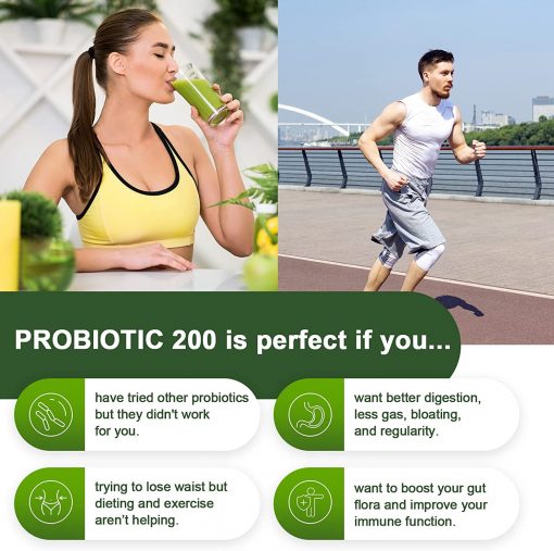 Cfuful Probotic 200 High Potency Probiotic and Prebiotic (200 Billion CFU ) - 60 capsules