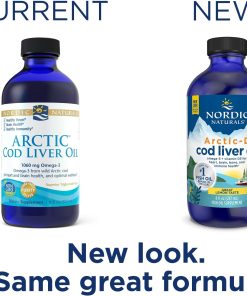 Nordic Naturals Arctic-D Cod Liver Oil Omega - 3 + Vitamin D3 Lemon Taste - 237 ml