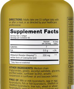 Qunol Extra Strength Ubiquinol (200 mg) - 60 softgels