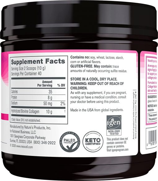 Neocell Super Collagen Unflavored Powder - 400 gram