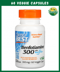 Doctor's Best Benfotiamine 300 with Banfopure - 60 veggie capsules