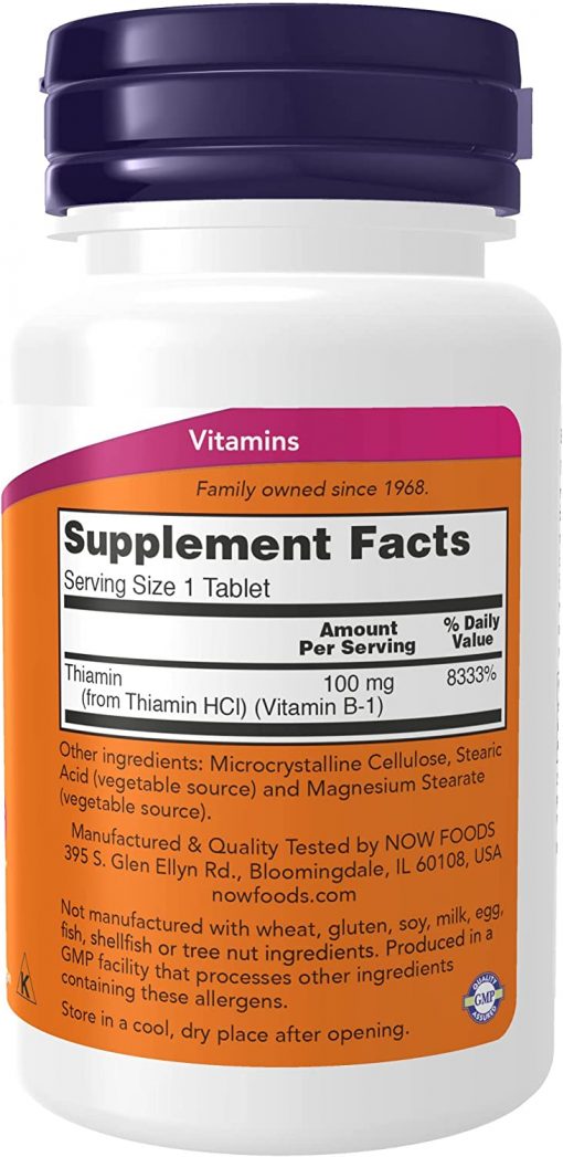 Now B-1 (100 mg) - 100 tablets