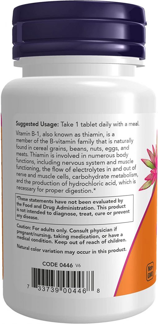 Now B-1 (100 mg) - 100 tablets